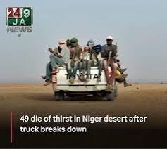 Dozens Die of Thirst After Truck Breaks Down in Niger Desert