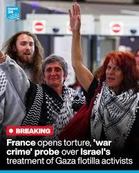 France Opens War Crimes and Torture Investigation Over Gaza Flotilla Incident